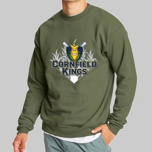 Cornfield Kings Fatigue Green Crewneck Sweatshirt